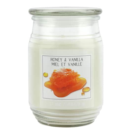 Honey & Vanilla Scented Jar Candle by Ashland®